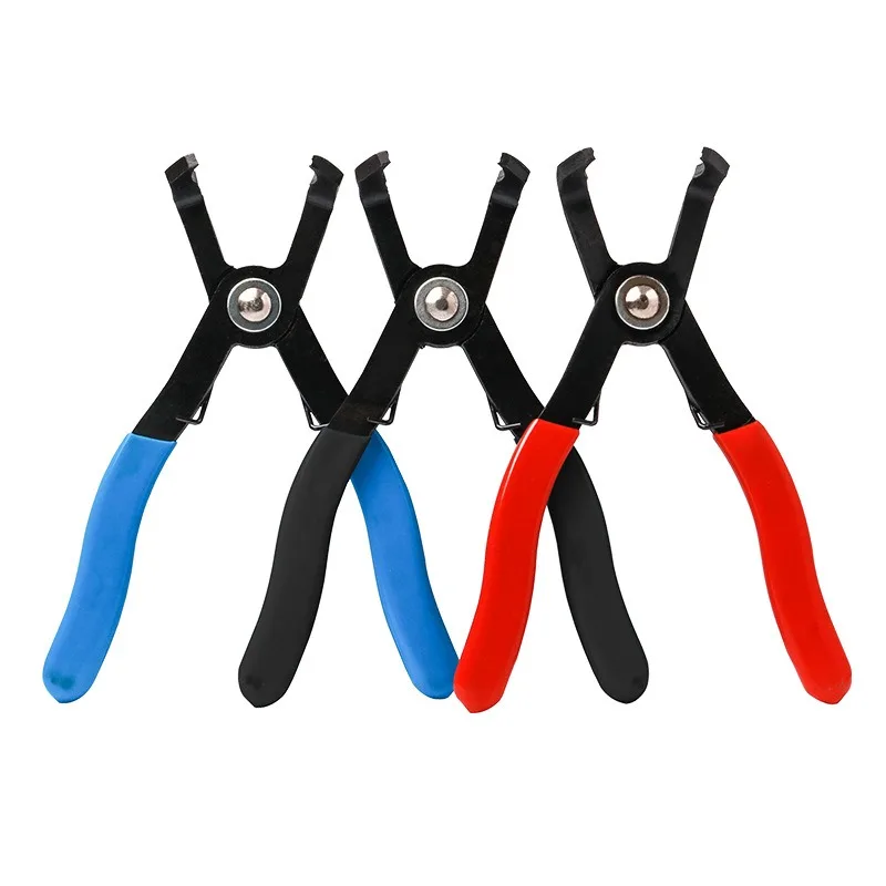 Auto Plastic Rubber Round Rivet Buckle Clips Removal Pliers Car Door Trunk Interior Panel Disassembly Tool-3pcs