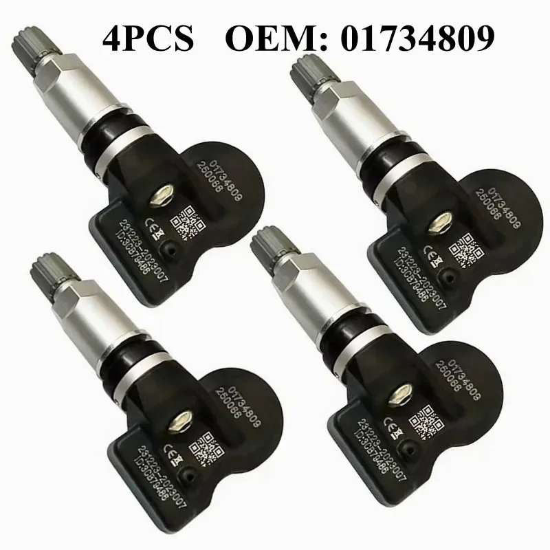 

4 шт. 433 МГц 01734809 TPMS датчик давления в шинах для Yuanjing X3 Geely Emgrand Vision X3 Coolray Binray Bingyueue Pro ICON
