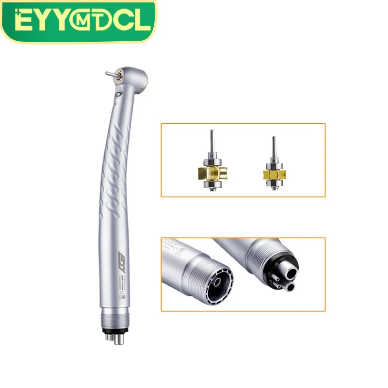 Dental High Speed LED Handpiece 2 Holes 4 Holes High Rotation Dental Pen E-Generator Ceramic Bearing Dentist Instrument Tool Kit