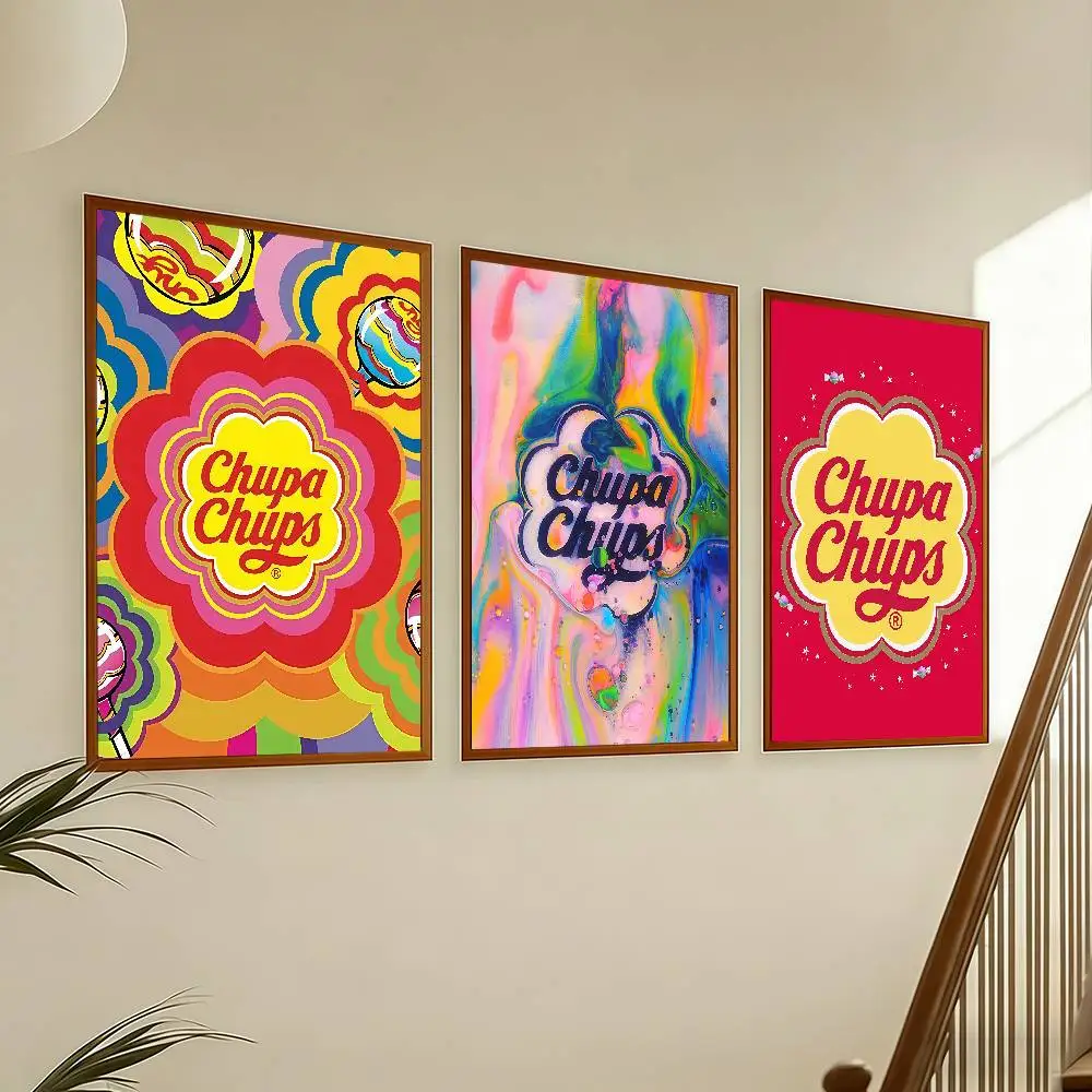 Candy Sweet C-ChupaS-ES C-ChupS-ES Klassischer Kunstdruck, Poster, Retro-Wanddekoration, HD-Druck, Wohnzimmer, Schlafzimmer, Zuhause, ideales Geschenk für Liebhaber