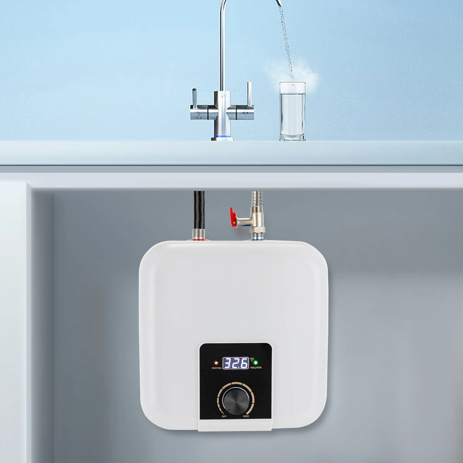 8L White Electric W…