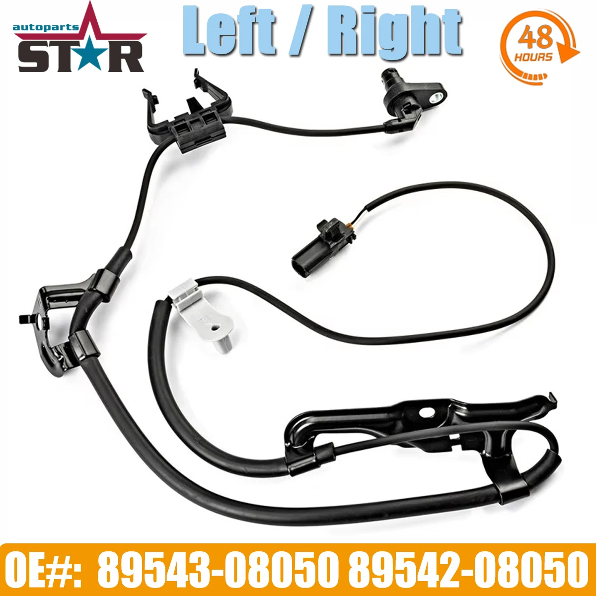 

OEM # 89543-08050 89542-08050 For Toyota Sienna RH LH Front Left Right ABS Wheel Speed Sensor 8954308050 8954208050 89543 08050