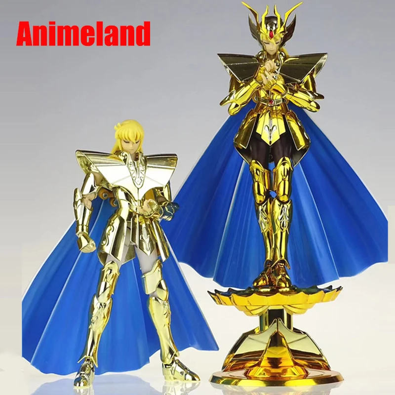 

CS Model Saint Seiya Myth Cloth EX Virgo Shaka w Andromeda Shun Head+Lotus Base 24K/OCE Gold Knights of the Zodiac Action Figure