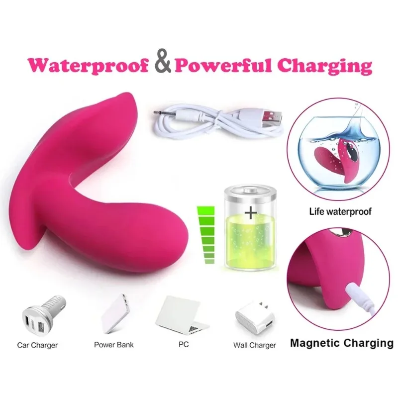 يمكن ارتداؤها دسار التحكم عن بعد الهزاز أنثى G بقعة البظر محفز المهبل مدلك تهتز البيض لعبة الجنس للنساء 18 +