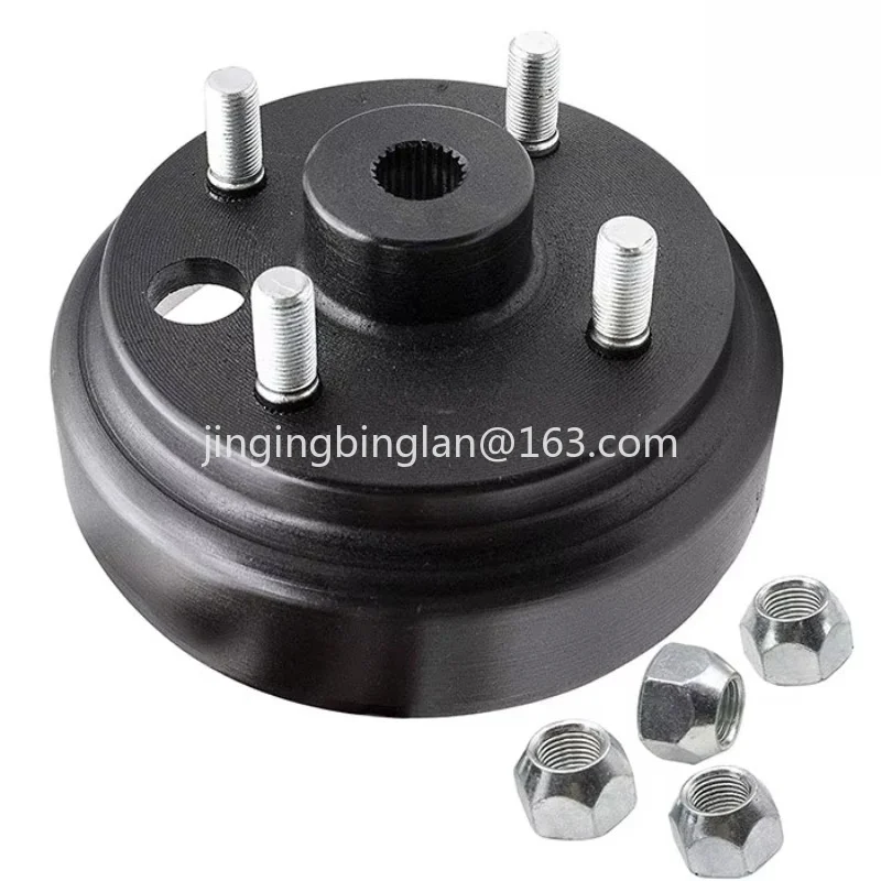 Factory Direct Electric and 2-Cycle Gas Model #19186-g1 19186G1 Golf Cart Brake Drum/Hub Assembly