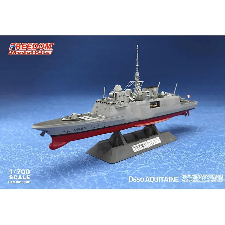 Freedom F83001 Assembled Model Kit French Navy Aquitaine D650 Aquitaine Cruiser 1/700