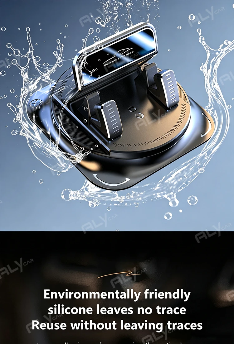 Universelle Auto-Handyhalterung Rutschfester Silikon-Armaturenbretthalter 360° ° Drehbarer Head-Up GPS-Navigationsständer für iPhone Xiaomi Ultra – Detail 11
