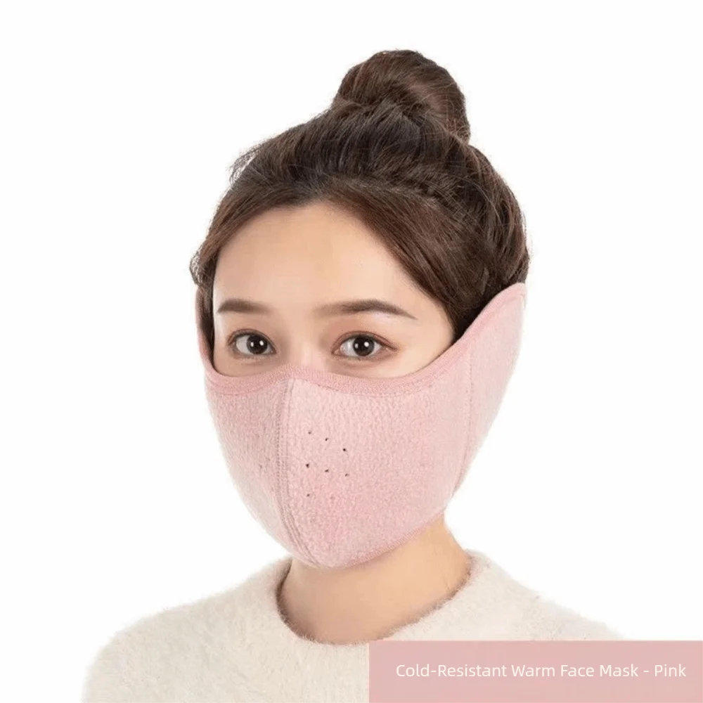 Sports Accessory Windproof Warm Fleece Mask Anti Dust Reusable Thermal Headwear Thickened Cycling Facemask Outdoor Sports