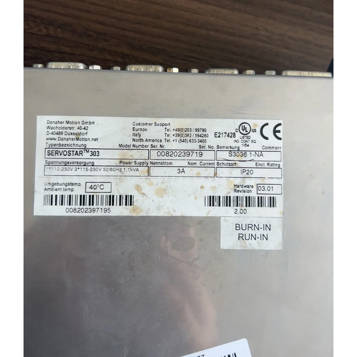 S30361-NA Servo drive