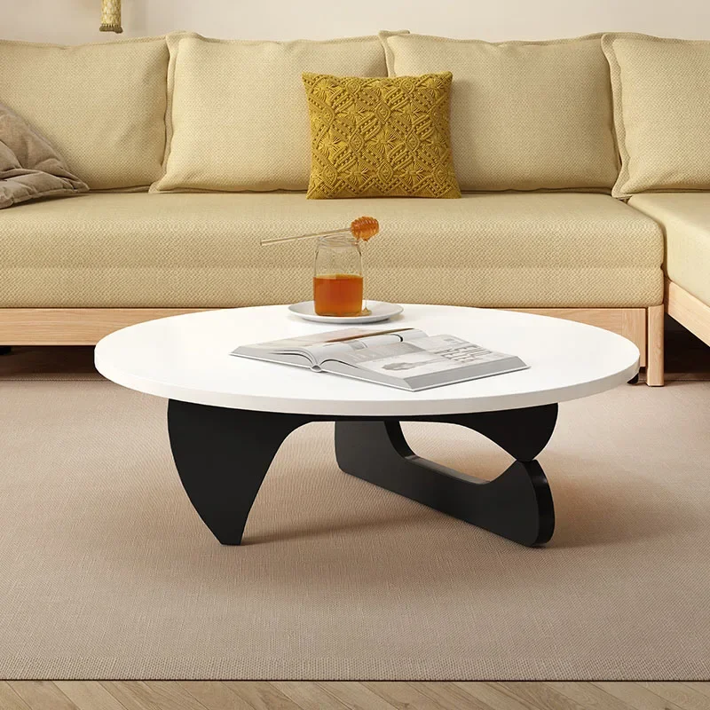 Cute Round Coffee Tables Modern Design Unique Oval Coffee Tables For Living Room Black Nordic Couchtisch Home Furniture