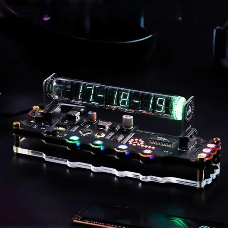 CYCLI-Creative Fluorescent Tube Clock EU Plug