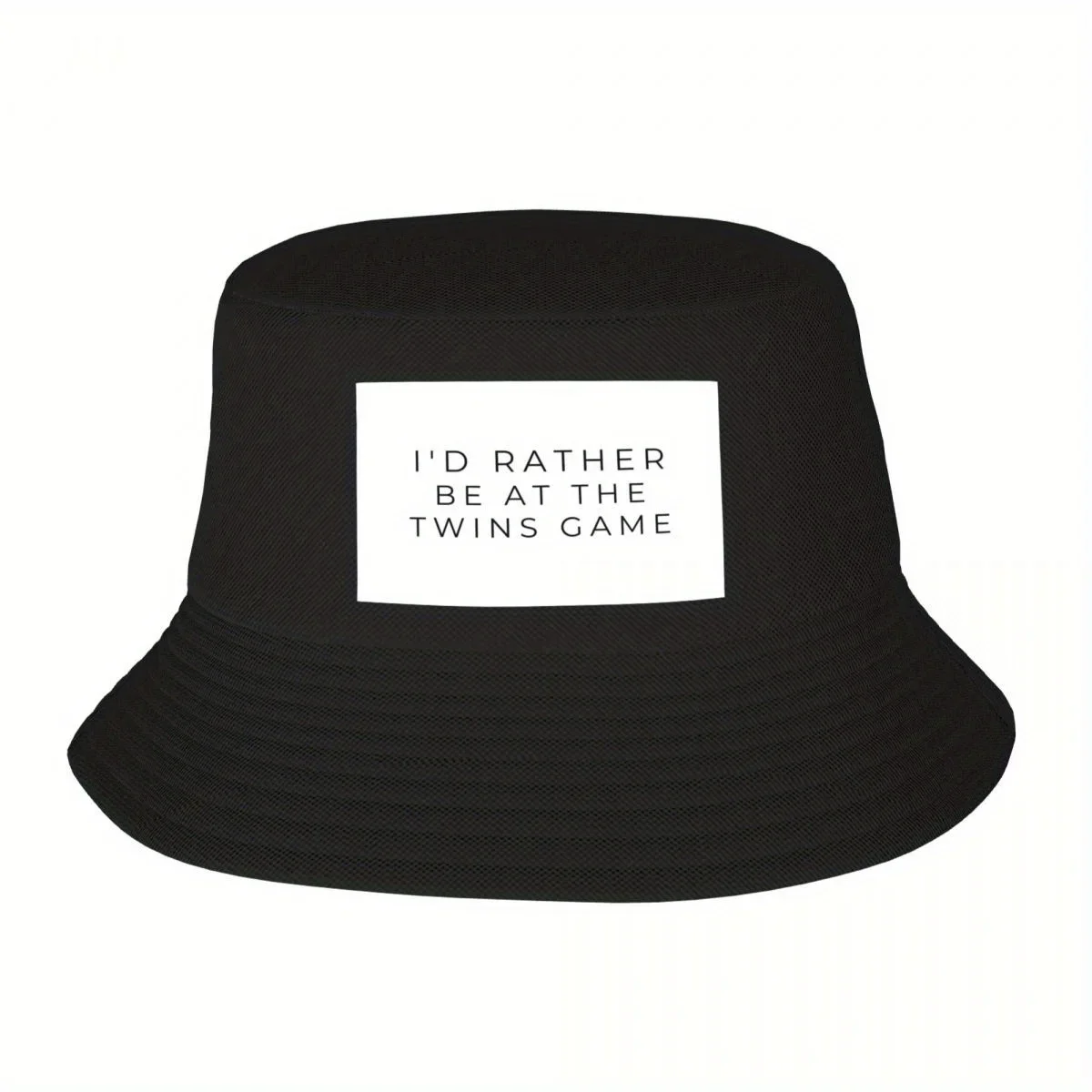 2026 I'd Rather Be At The Twins Game Bucket Hat Luxury Cap Hat Black Tea Hats Baseball Cap For Men Women's