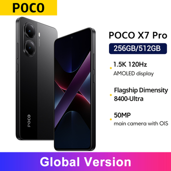 Global Version POCO X7 Pro Smartphone Dimensity 8400-Ultra 90W HyperCharge 6000mAh 6.67" AMOLED display NFC 50MP main camera Global Version POCO X7 Pro Smartphone Dimensity 8400-Ultra 90W HyperCharge 6000mAh 6.67" AMOLED display NFC 50MP main camera