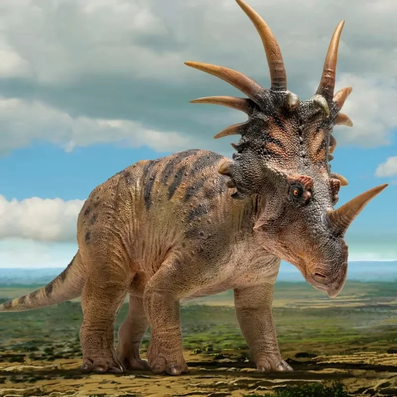 

Styracosaurus Anthony Model 59 Dinosaur King Growth Companion Highly Restored Simulation Dinosaur Toy Handmade Collectibles