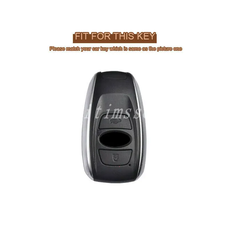 3 Buttons Alloy Key Holder Keychain Protective for Subaru XV SV Forester BRZ 2019 2020 Accessories Car Key Case Cover