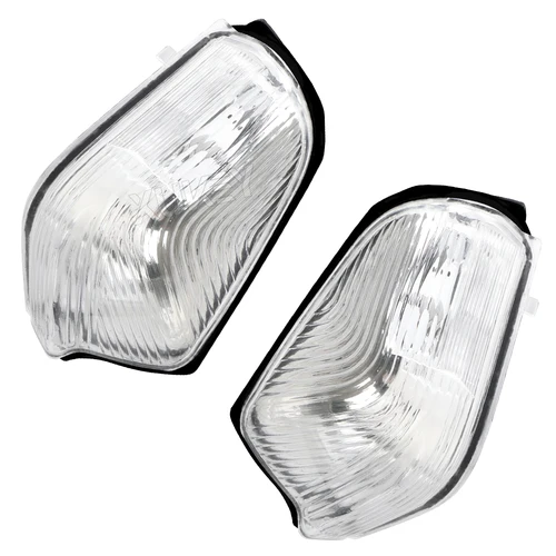 Imagen 2 del producto 2x espejo de puerta izquierda derecha ala conductor indicador lateral del pasajero cubierta de lente e-mark para Mercedes Sprinter W906 VW Crafter 2006-2017