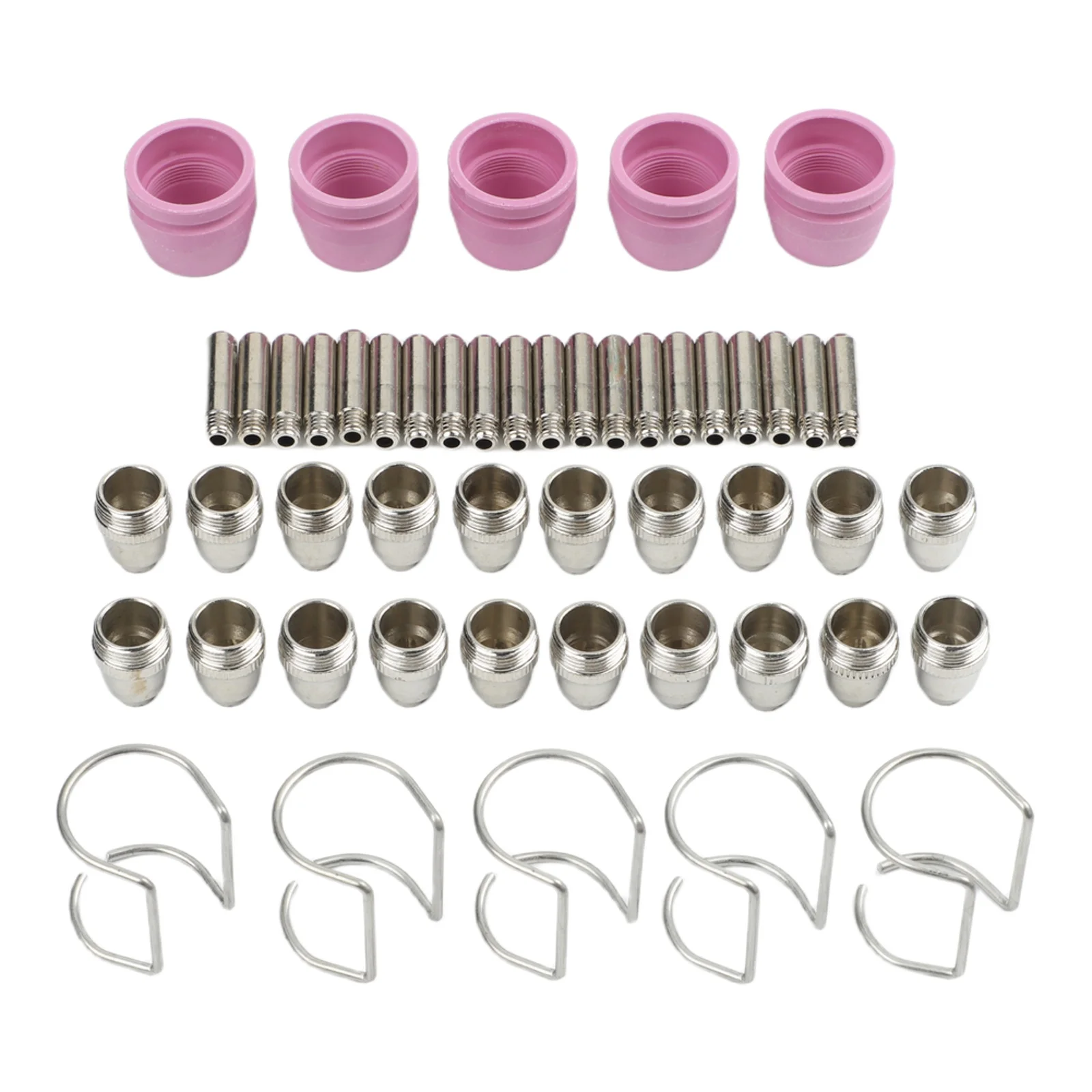 50pcs replacement plasma torch consumable kit for SG 55 60 WSD 60 with electrodes nozzles shields and wire guides