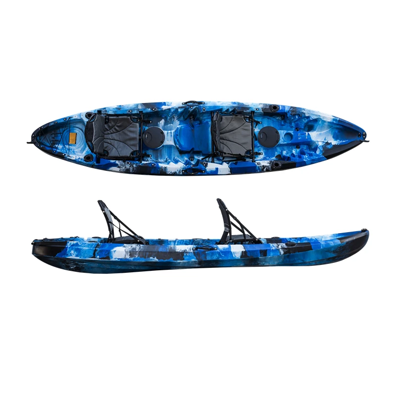 2‑3‑Person Roto‑Molded Family Kayak For Recreational Fishing & Rowing Activities