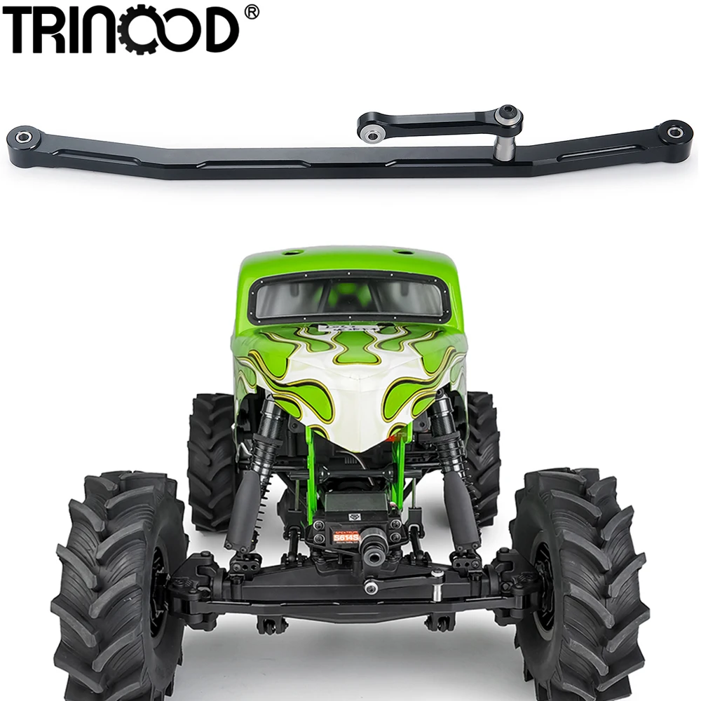 TRINOOD Aluminum Steering Rod Linkage for 1/10 BAJAREY Ford Raptor Short Course Truck Upgrade Parts