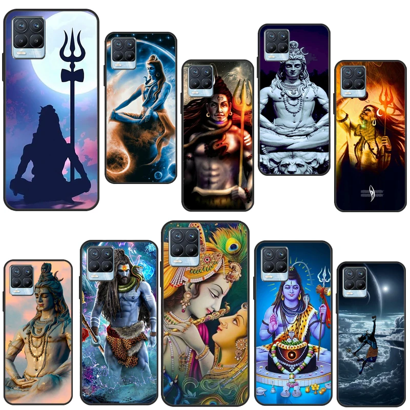 Lord Shiva Hindu God Buddha India For Realme C55 C35 C33 C31 C30 C21Y GT Neo 5 10 11 Pro Plus OnePlus 11 10T Nord 2 2T Case