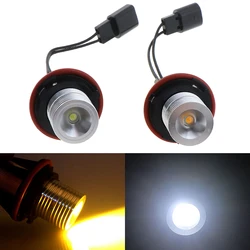 1Pc E39 E60 E87 X5 LED Angel Eye Ring Marker Side LightYellow White LED Bulbs and it only suit of BMW angel eyes Headlight Bulb