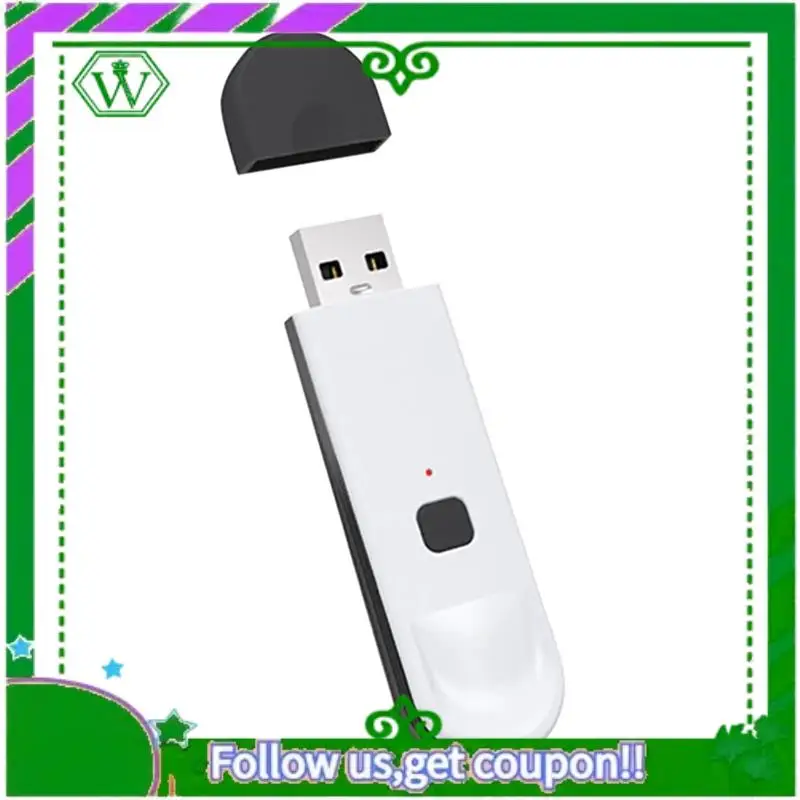 ABIK-USB Receiver Adapter For PS3/4/5, For ONE S SWITCH PRO Console- Bluetooth Wireless Gamepad Controller Dongle