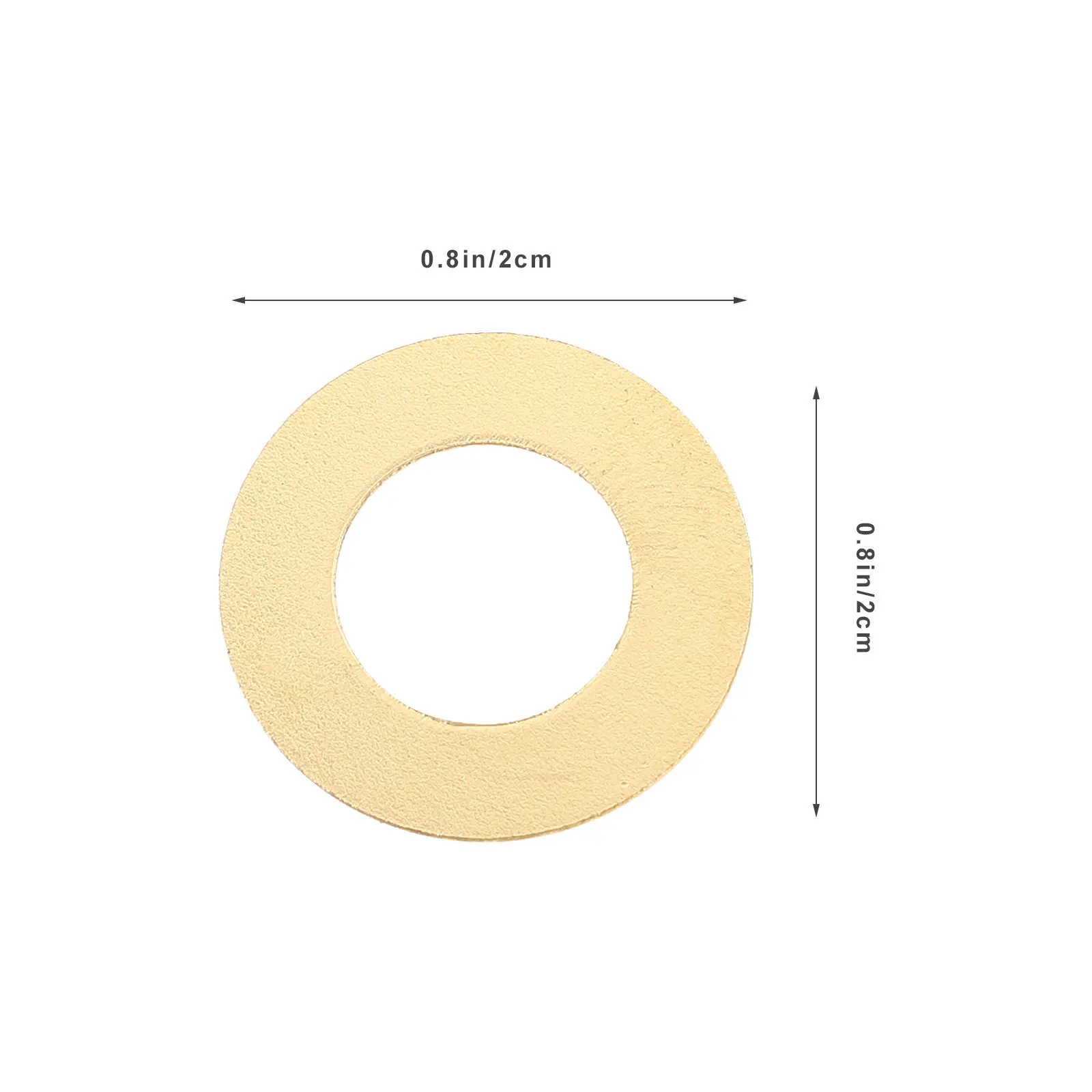 50Pcs Reliable Zinc Plated Flat Washers 0.39 Inch Inner 0.79 Inch Outer Diameter Corrosion Resistant Metal Washers for Bolts