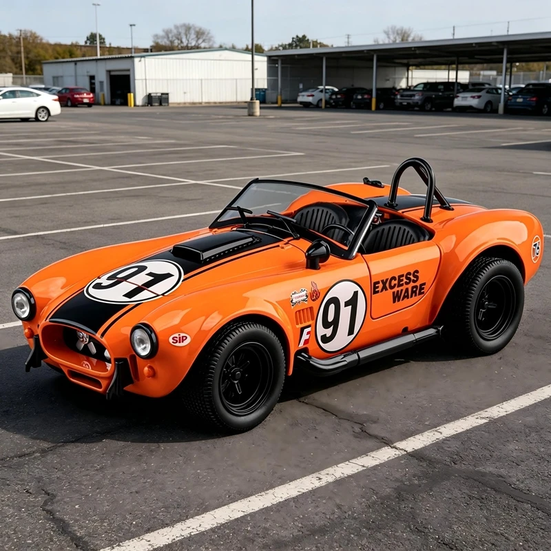 

1:22 simulation Ford sports car alloy model car doors and engine hood, trunk can be opened has simulated sound and lighting