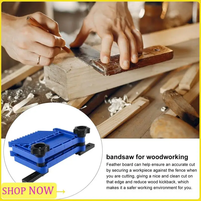 Speciale 2 pezzi di strumenti per la lavorazione del legno regolabili, tavola di piume per seghe da tavolo, tavoli del router e sega a nastro con slot a T, slot per mitra