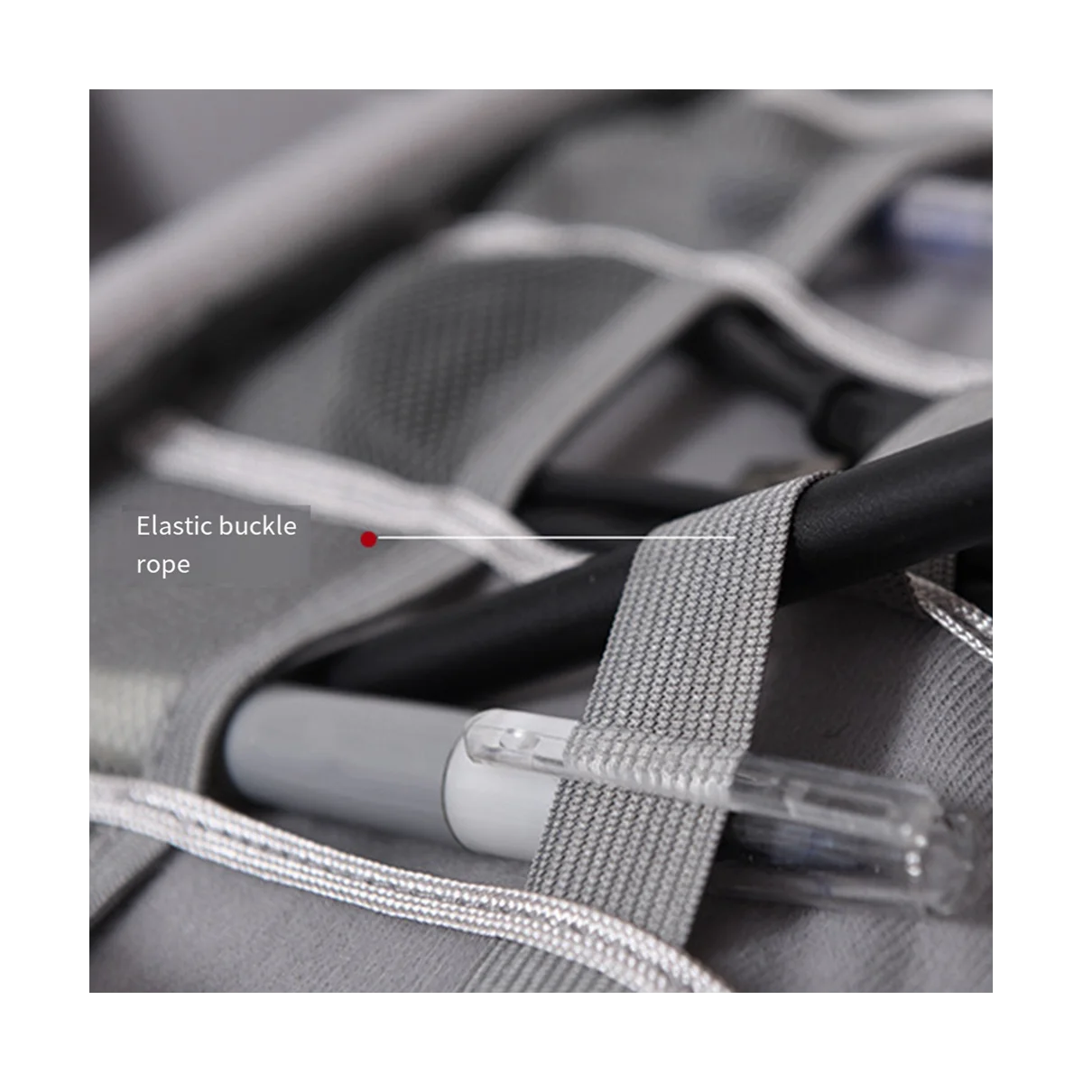 Portable Cable Storage Bag Waterproof USB Data Line Charger Plug Organizador for Travel Electronic Organizer Blue