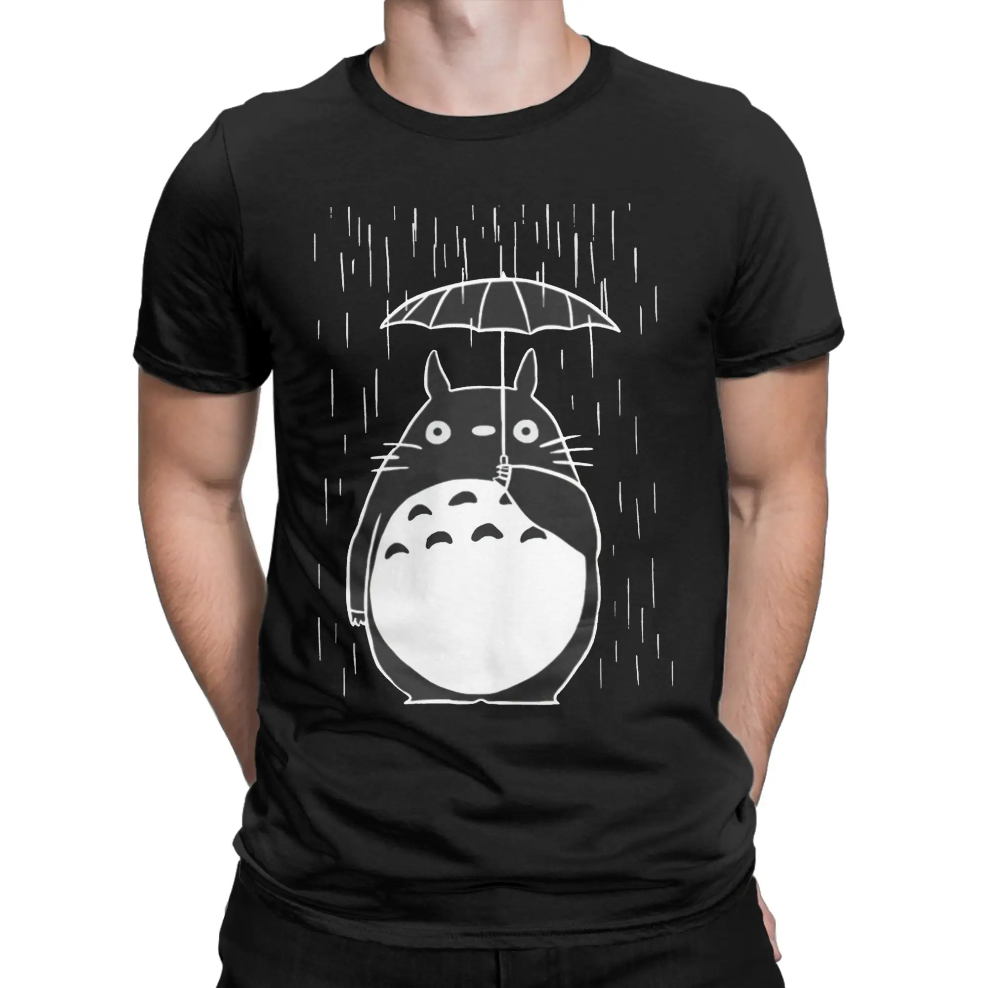 Neuartiges Hayaos Miyazakis Old-School-T-Shirt für Männer und Frauen, 100 % Baumwolle, kurzärmelig, Rundhalsausschnitt, Sommerkleidung – Detail 3