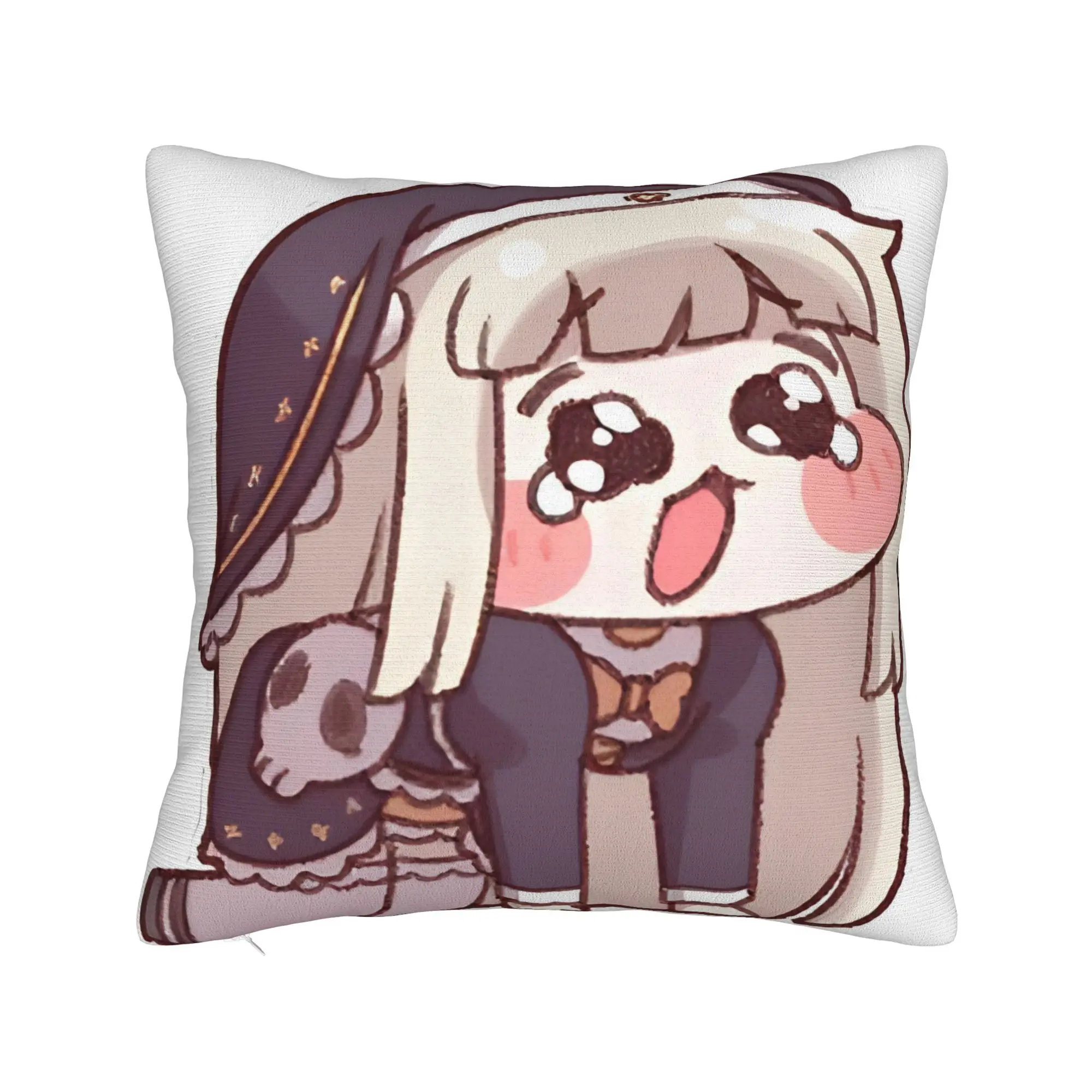 Decorative Pillowcase Trickcal C-Chibi Go Games Merchandise Home  Pillow Case Cover Square Multiple Sizes