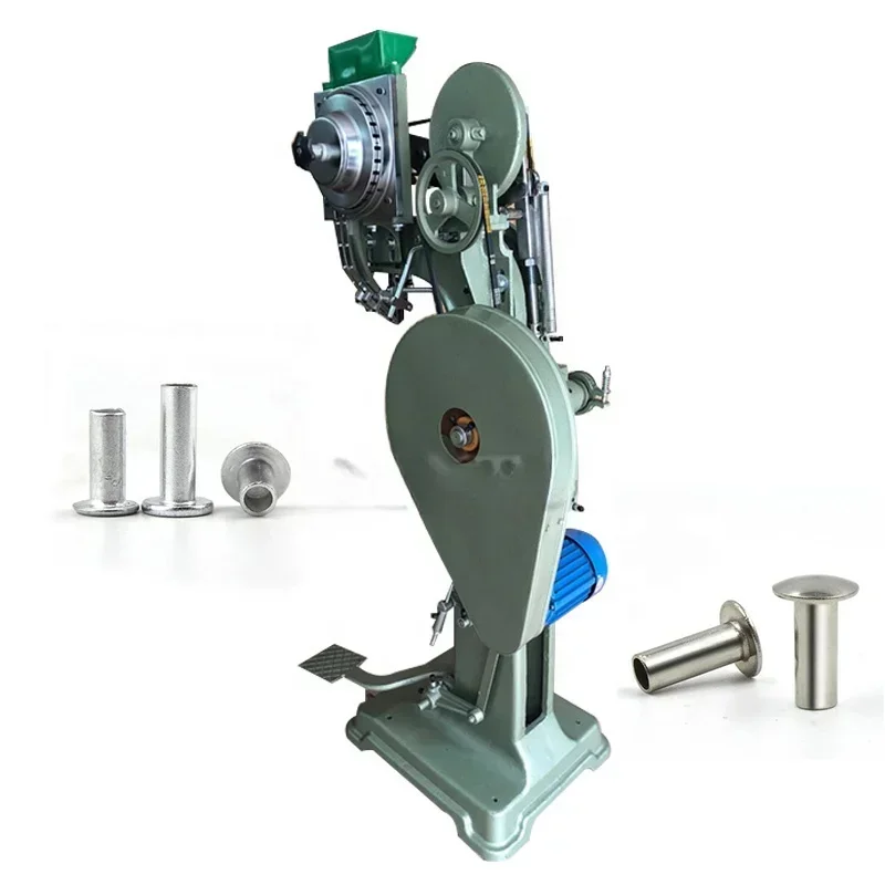 Rivet machine manufacturer in stock, medium-sized rivet machine, mop rod, bed frame, rivet box, package, caster, rivet machine