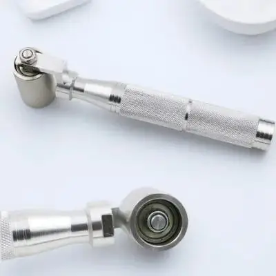 دائم الفولاذ المقاوم للصدأ خلفية التماس الأسطوانة عدم الانزلاق مقبض DIY أداة للديكور المنزل المعادن تحمل الأسطوانة الضغط #6