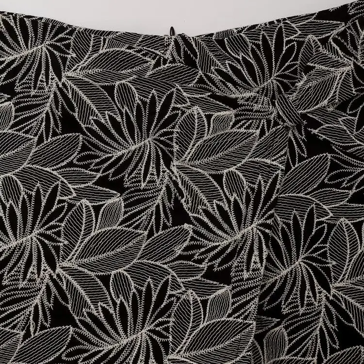 Faionable Le Stickerei Rock Hosen Hohe Taille Design Casual Sle frauen Sommer Hohe Taille A-linie Rock Hosen