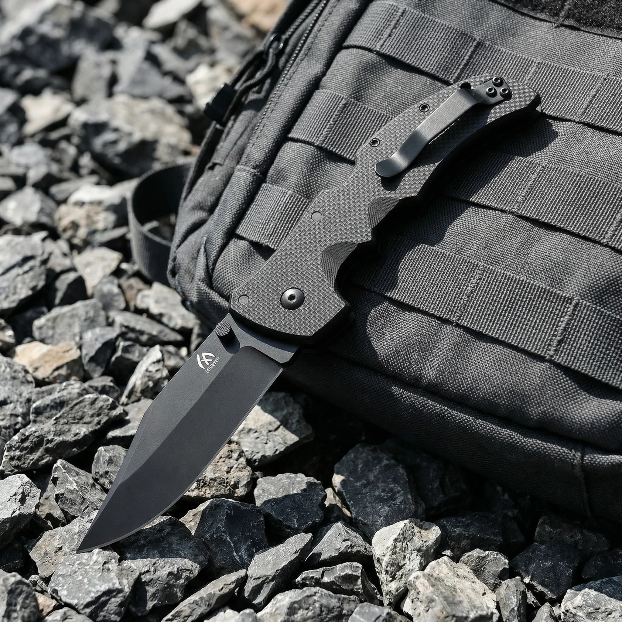 Coltello Pieghevole di Alta Qualità per Esterni, Strumento Portatile d'Emergenza per Escursionismo e Campeggio, Coltello da Outdoor, Regalo per Uomini
