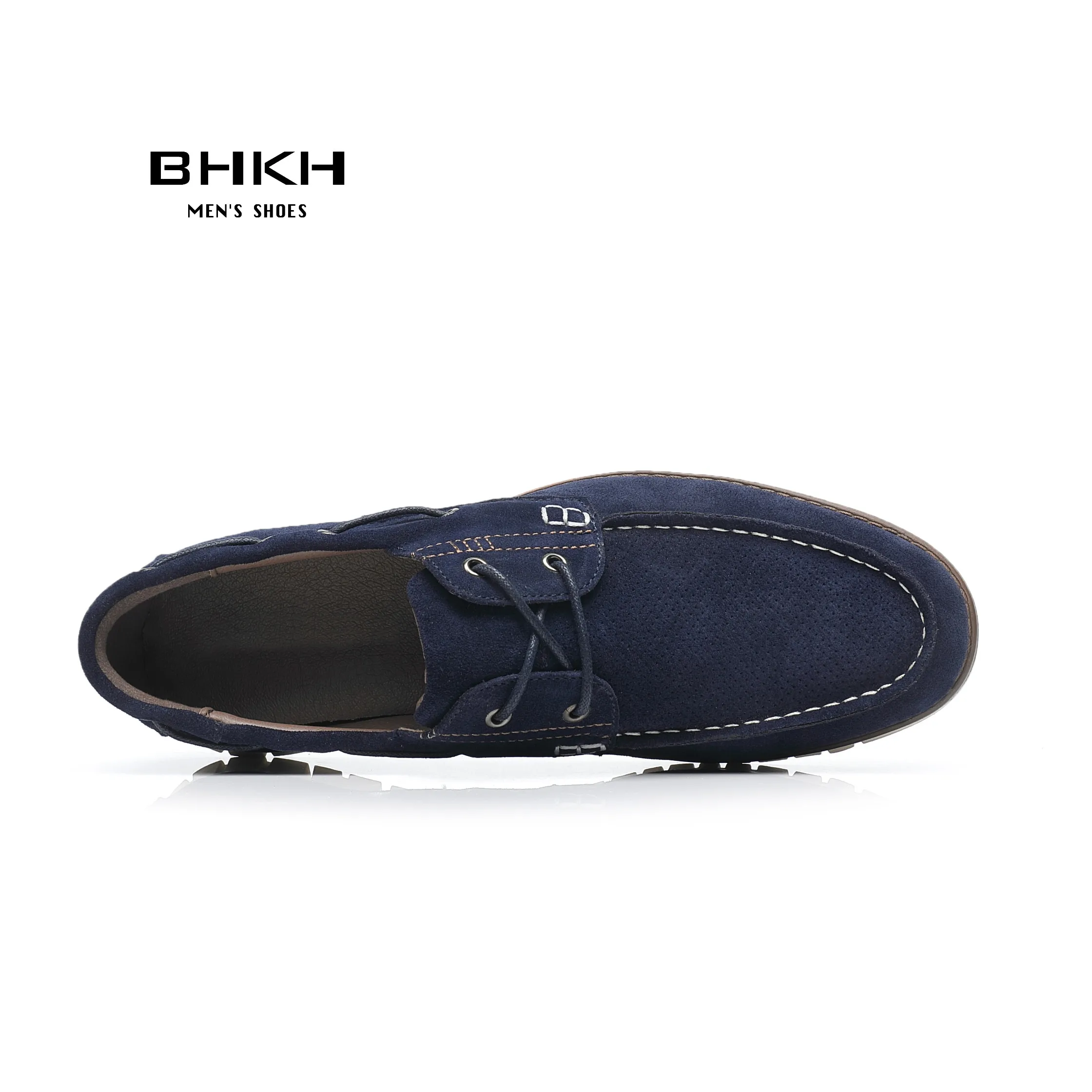 BHKH 2024 Autumn Men Loafers Shoes Fashion Smart Casual Shoes Leather Man casual shoes Office work Footwear Men Shoes
