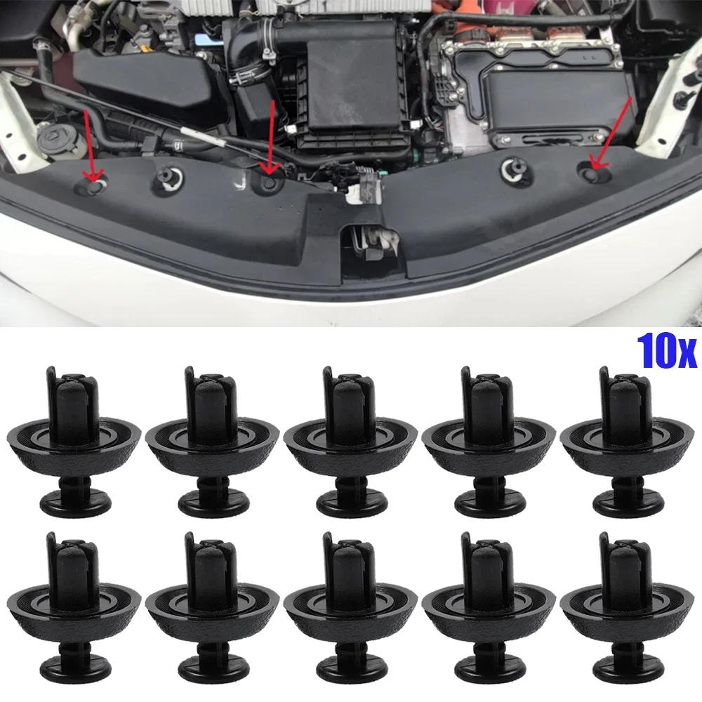 10x For Toyota Prius 30 2009 2010 2011 2012 2013 2014 2015 Car Panel Rivet Fastener Bumper Mud Flaps Cover Fixed Clips Nylon