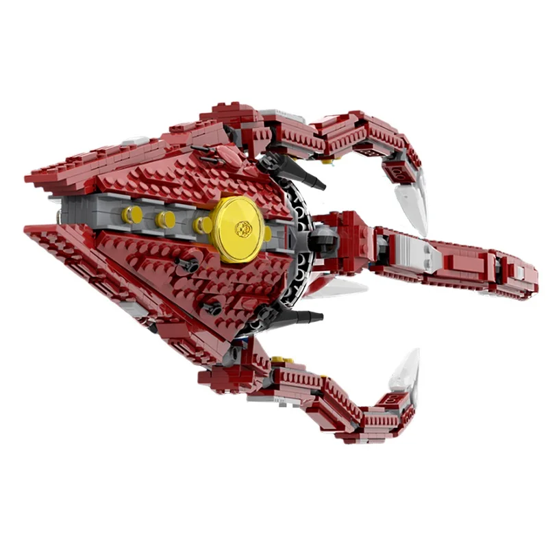 

MOC Trident Class Assault Ship Model Building Blocks Space Wars Clone Wars Assault Craft Aquatic Gunship Model Bricks Toys