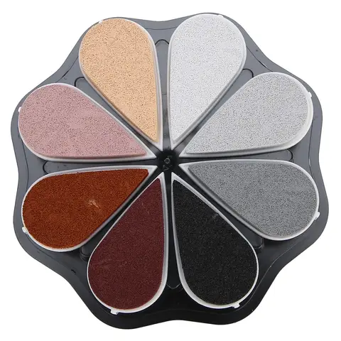 DIY Colorful Petal Inkpad 8 Colors Water Based DIY Hand Stamp Printing Pad for Ordinary Paper