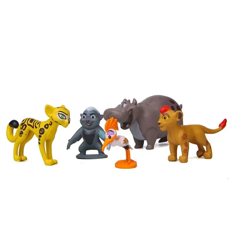 12Pcs/Set Anime Cartoon The Lion Guard King Kion Simba PVC High Quality Action Figures Bunga Beshte Fuli Ono Figurines Doll Toys - view 3