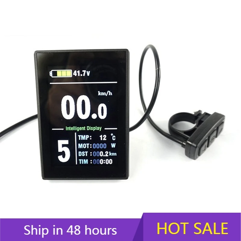 

POWER LEAP24V/36V/48V Lcd8s Lcd8h Colorful Display Speed Meter E Bike Display