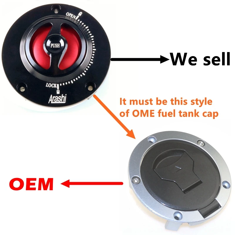 Motorcycle  Fuel Tank Caps For HONDA CBR1000RR CB650R.F CB650R.F CB500R CB500X CB300R CBR300R CBR250R MSX125SF