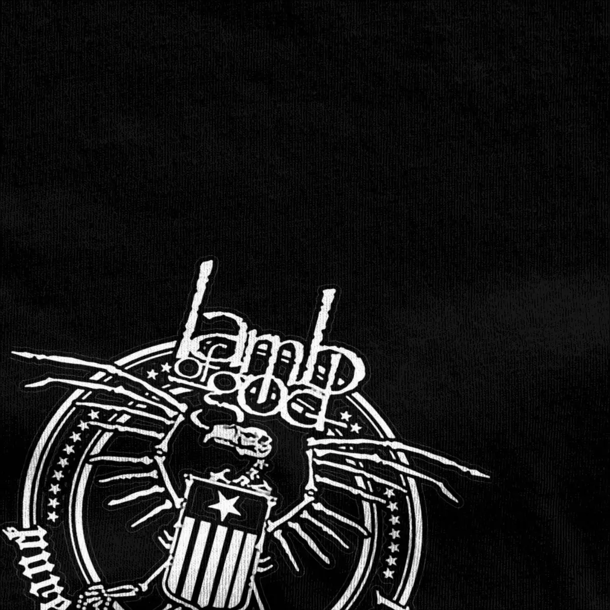 Lamb Of God T-Shirt Heavy Mental Band Trendy Cool T Shirts Short Sleeve Y2K Retro Tshirt Summer Cotton 4XL 5XL 6XL Top Tees