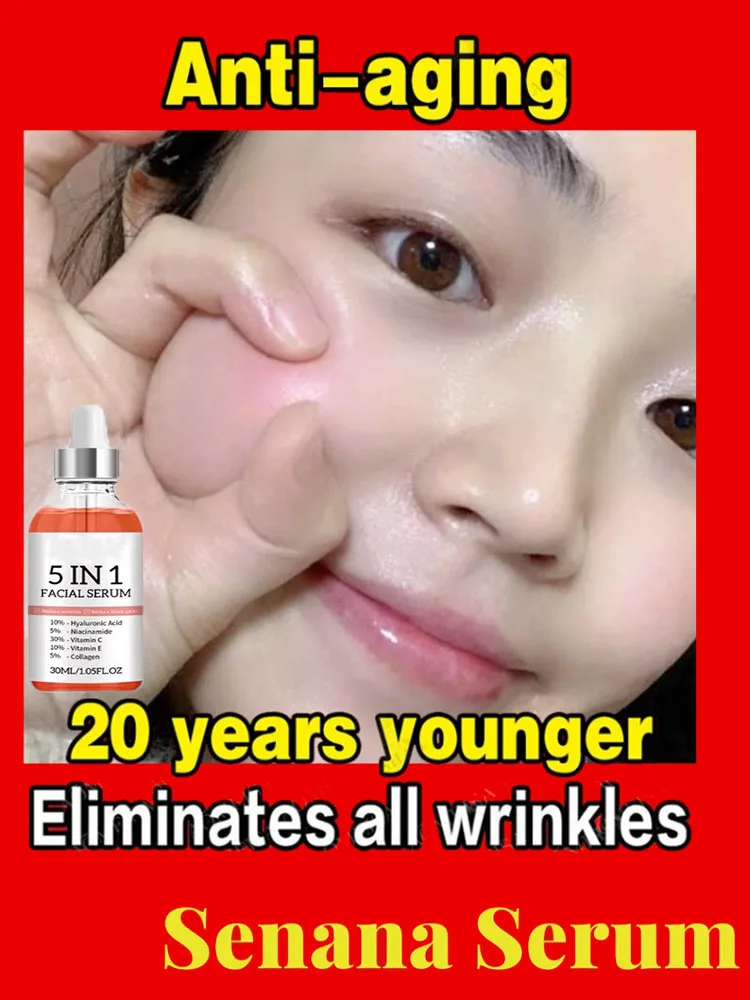 

Hyaluronic Acid Face Serum Moisturizing Vitamin C collagen Lightning Facial Serum Shrink Pores Skin Care