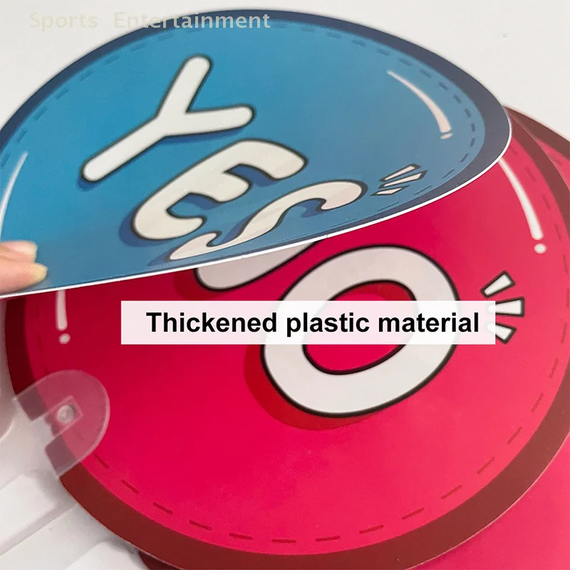 

2 шт. Эду-игровые весла: да, нет, настоящий/поддельные и большого пальца вверх/вниз для интерактивного обучения и викторина.