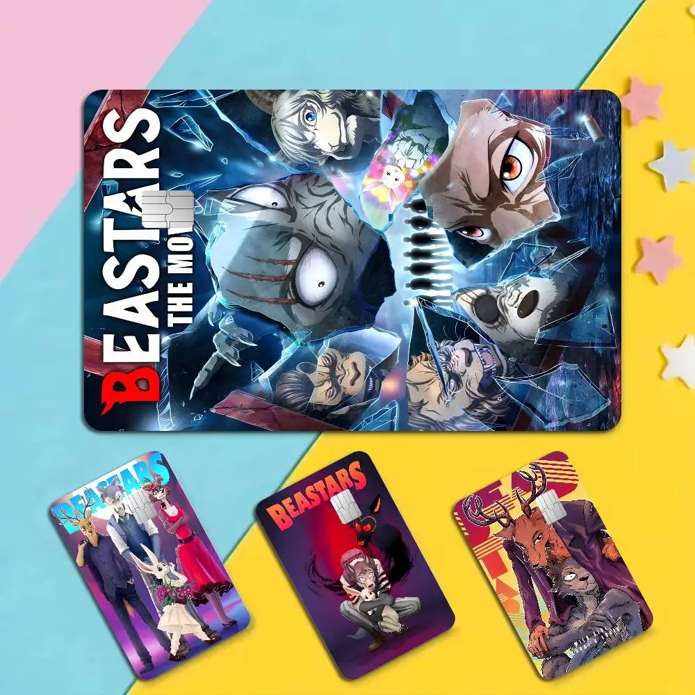 Drama Anime B-BEASTARS Anime Cartoon Aufkleber Folie für Kreditkarte, Debitkarte, Bankkarte, Buskarte
