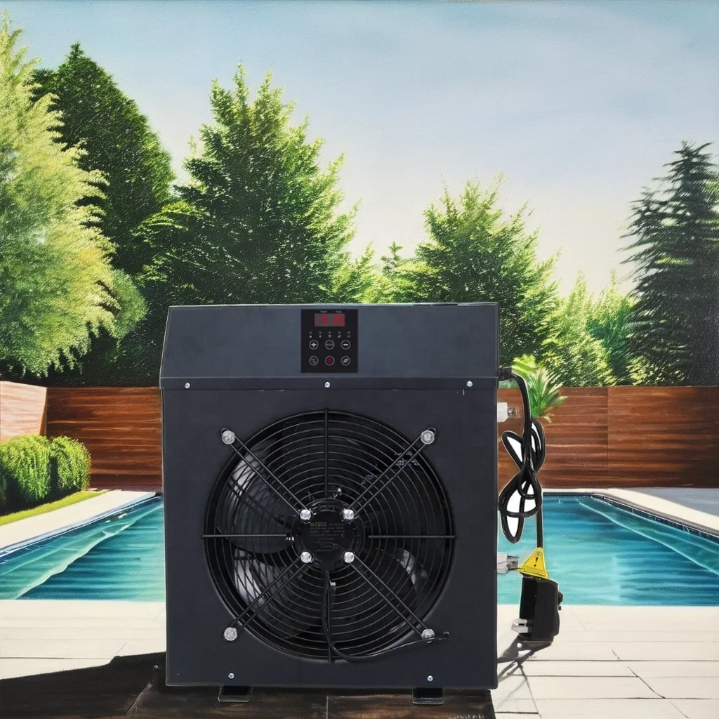 Highly Efficient 1 Water Chiller with 1 Chillers Pumps Filters Cold Plunge Pool Cooling Equip 220v