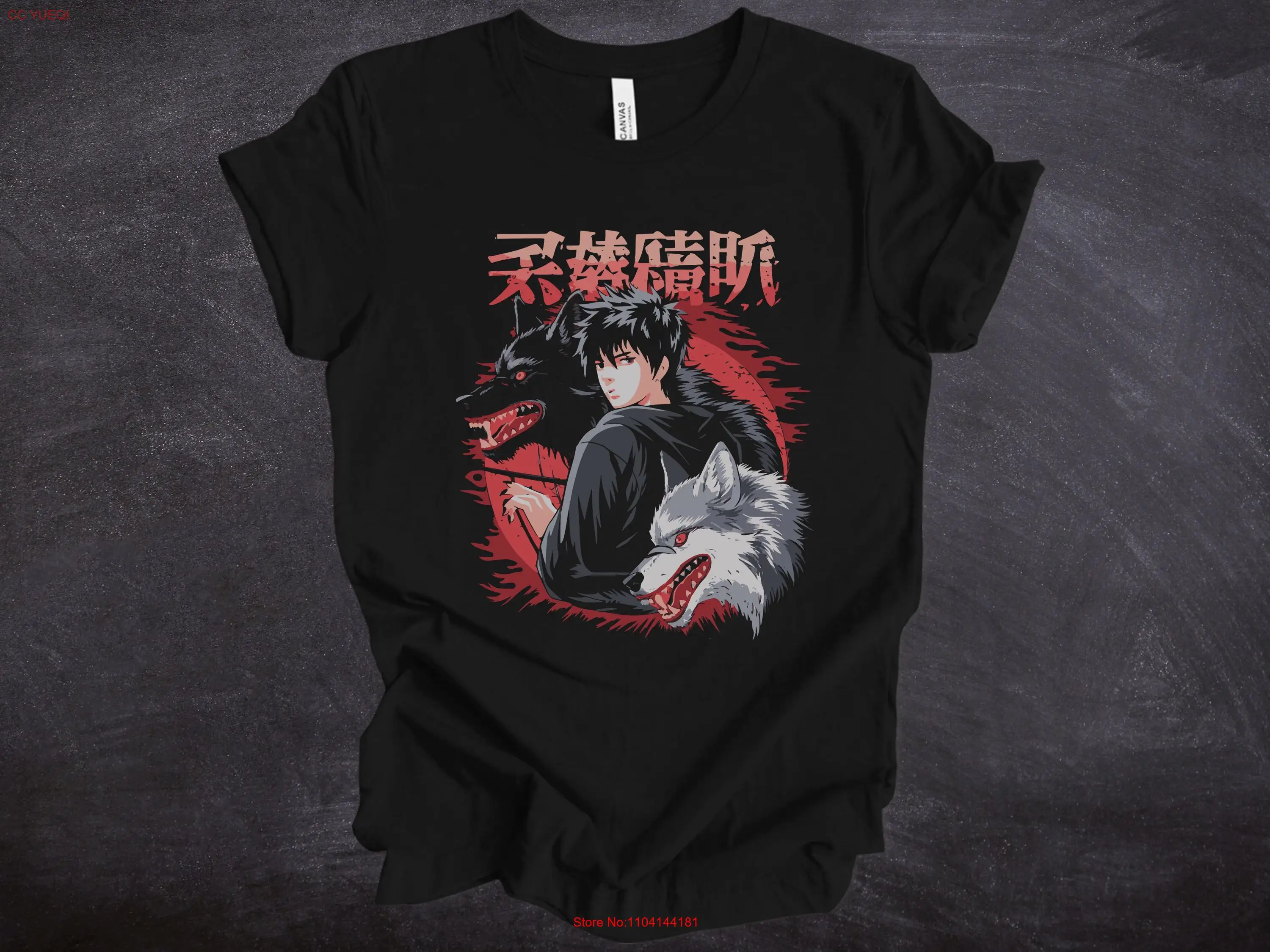 

Japan Anime Inspired T Shirt Vintage Japanese Streetwear Divine Dogs Cosplay Sweater long or short sleeves