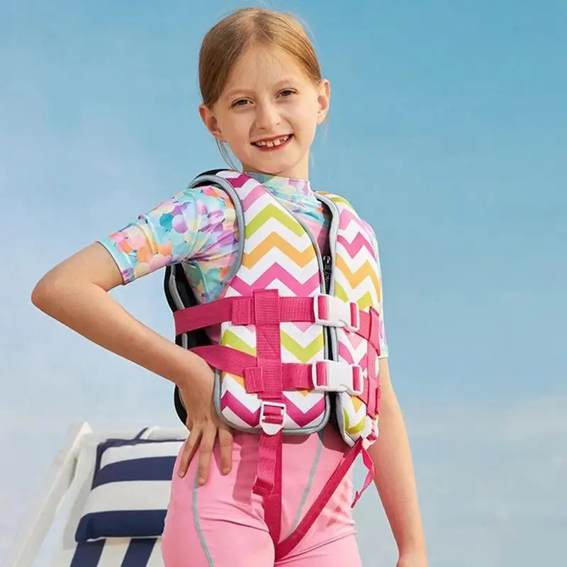 

Swim Trainer Vest Floatation Suit Buoyancy Jackets Kids Floats Breathable Swimwear Float Jacket Skin-Friendly Swim Trainer For